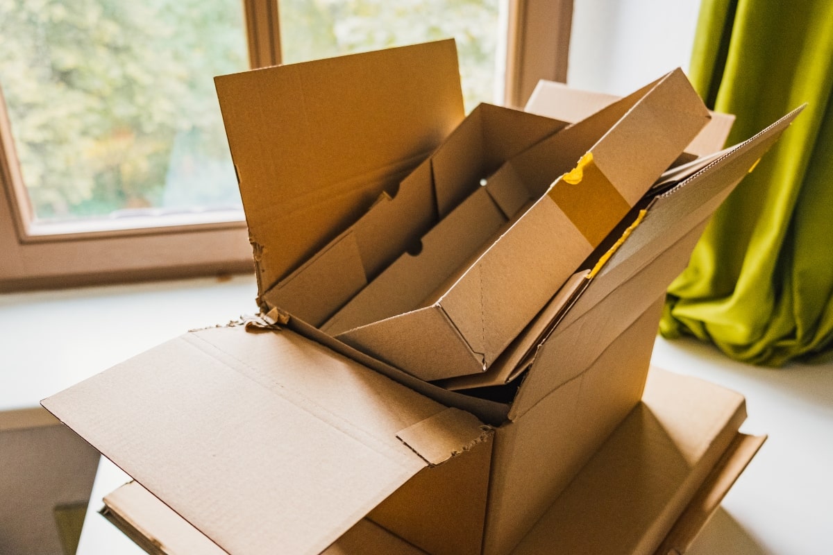 Australian Made Furniture: The Benefits of Buying Local 3 Stack of discarded box from online delivery orderes.