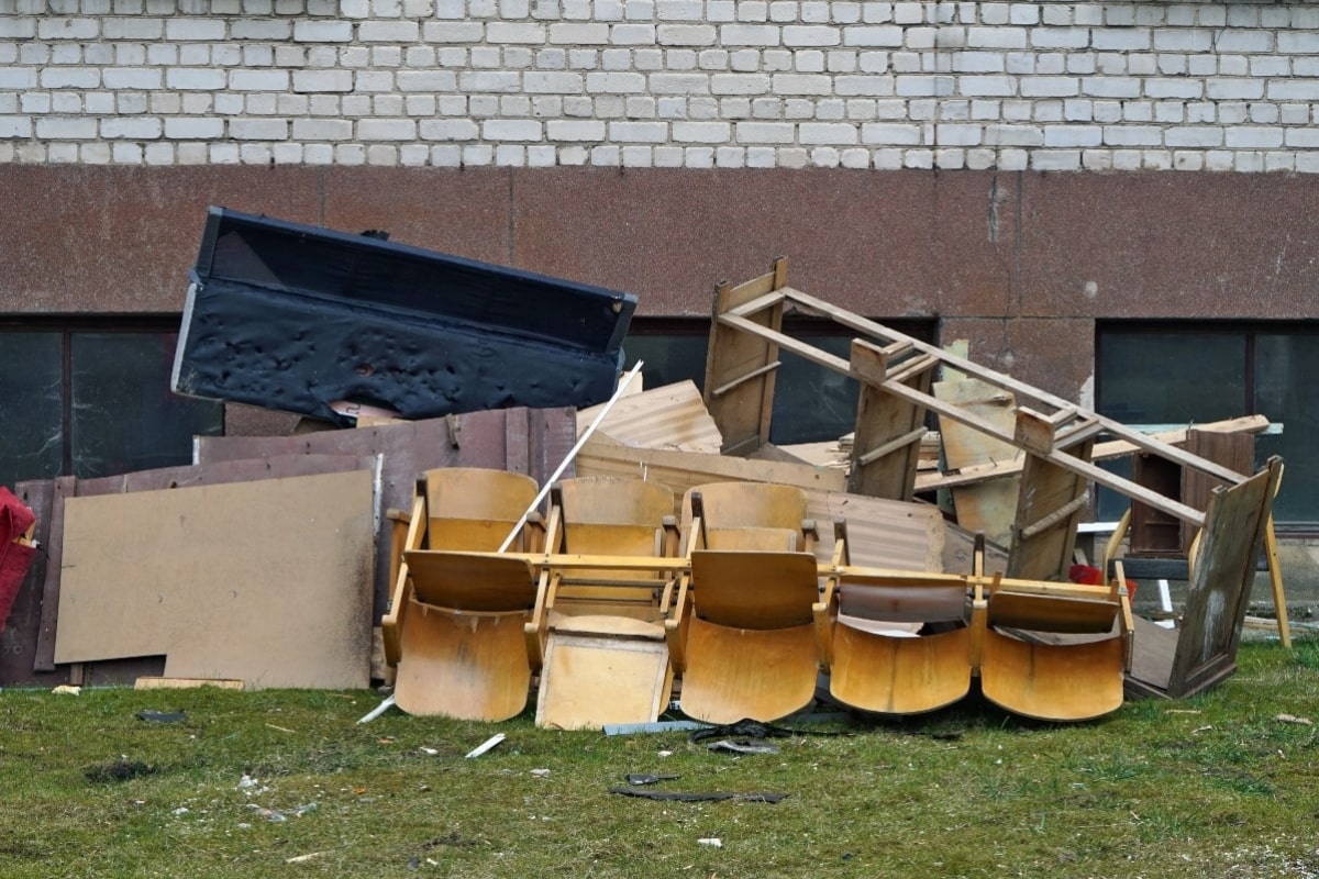 Australian Made Furniture: The Benefits of Buying Local 4 A rubbish pile of broken and wooden furniture.