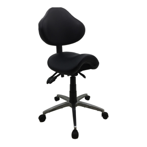 Nova Saddle Stool with Back Rest