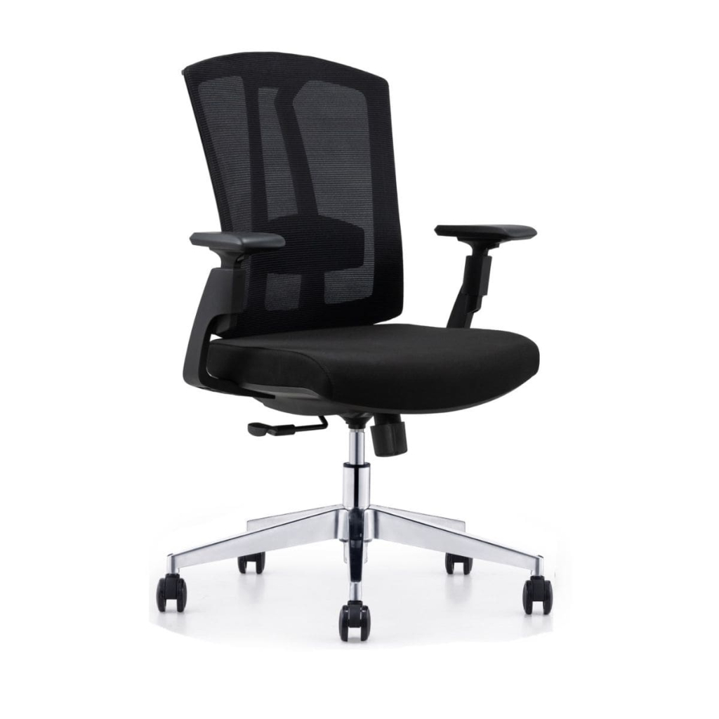 Alpine Mesh Office Chair (Black Seat)