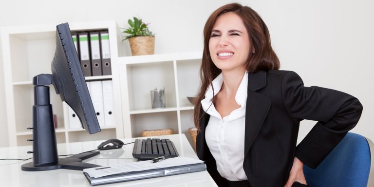 sore back poor lumbar support for office chair