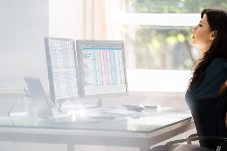 standard desk height