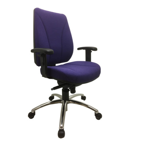 Jade MK1 Office Chair - With Arms - Medium Seat - Sliding Seat
