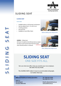 View chair instructions for Sliding Seat (PDF).