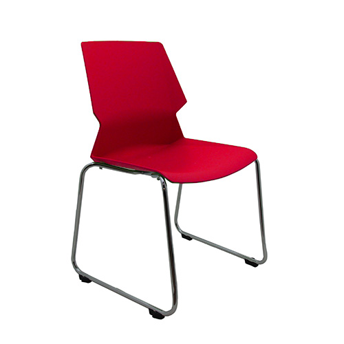 Lotus Cafe Chair - Red