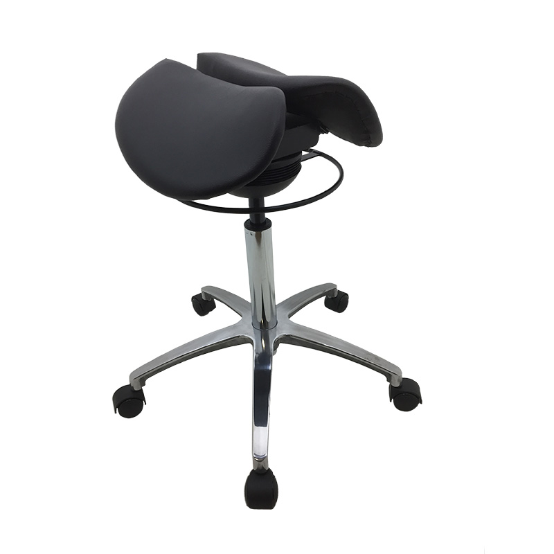 FRNIAMC Adjustable Saddle Stool Chairs with Back Support Ergonomic Rolling Seat for Medical Clinic Hospital Lab Pharmacy