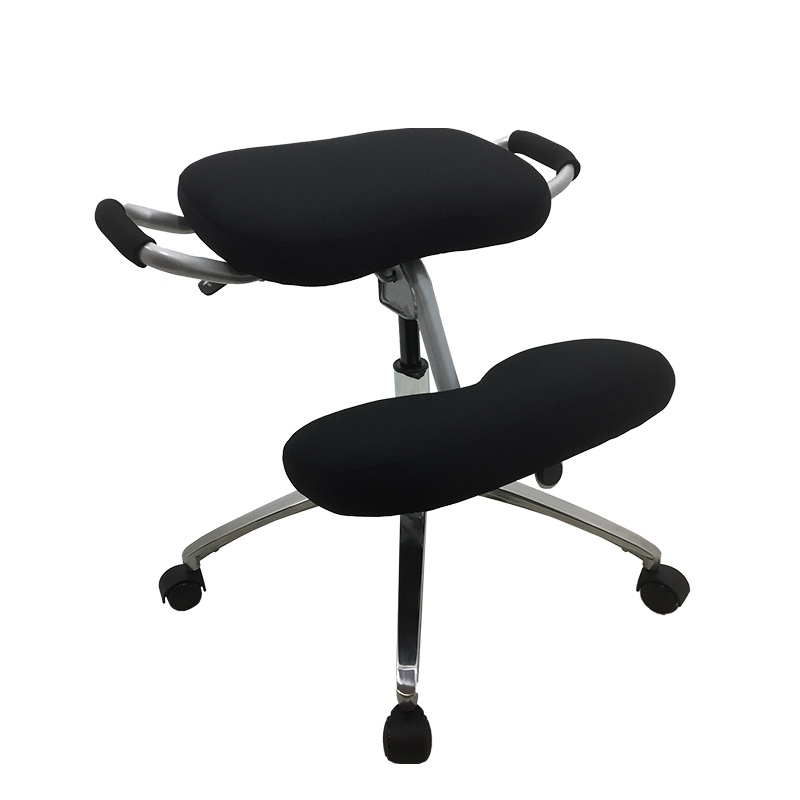 Home Sailing EU Kneeling Chair Adjustable Ergonomic Kneeling Chair Kneeling Office Home Chair with Metal Frame PU Thickness Padded Seat Handle Casters 