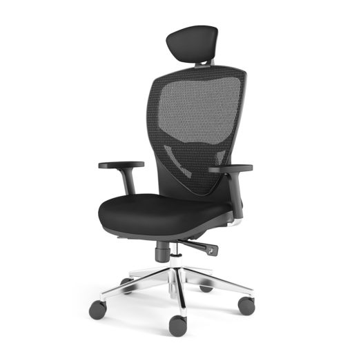 Synchro Executive Mesh Chair - Side View