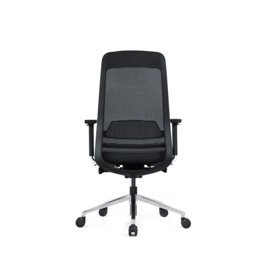 Filo B1 Mesh Office Chair - Back - Black