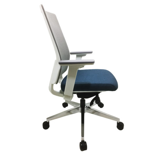 Vix Mesh Chair - Side - White