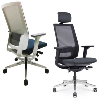 Vix Mesh Chair - Available in White and Black Frame