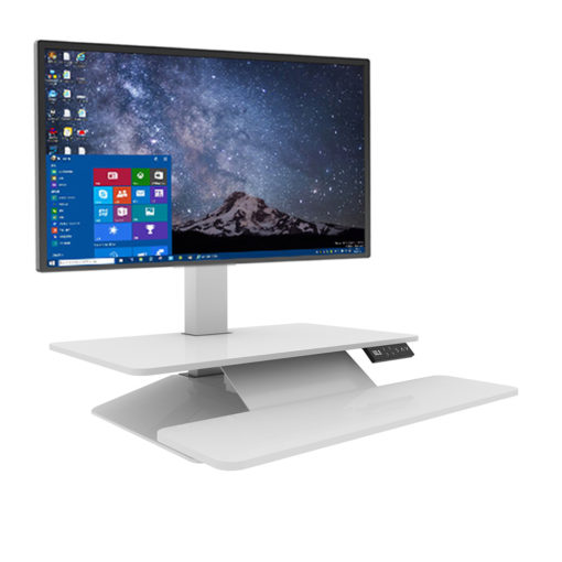 Elevate Sit Stand Desk Converter - White