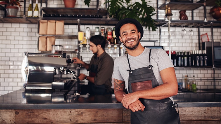 Industrial Cafe Layout