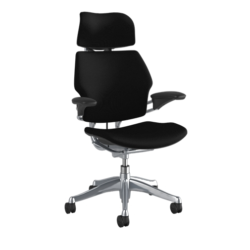 Humanscale Freedom Executive Office Chair - Front - Aluminium Frame