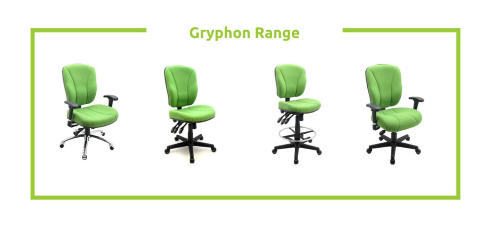 Gyrphon Range - office chairs without wheels 